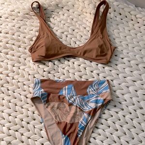 Aerie High Waisted Bikini Set